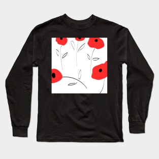 Flowers pattern Long Sleeve T-Shirt